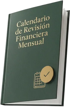 Calendario de revisión financiera mensual